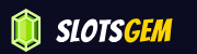 SlotsGem logo - casino carrying InOut Games titles