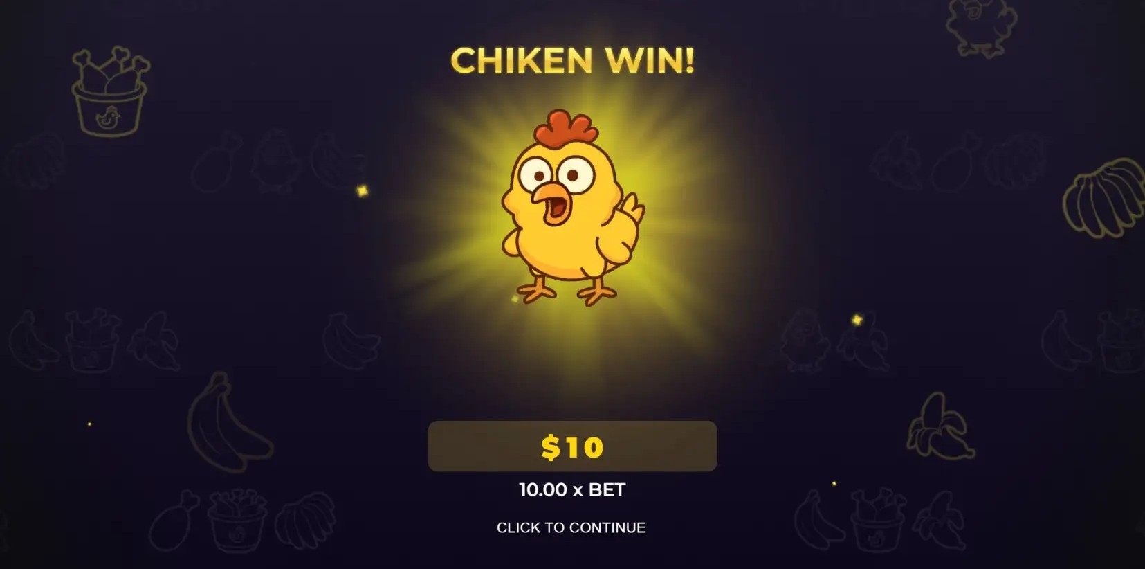 Chicken Banana screenshot 2 - mid-round card reveals