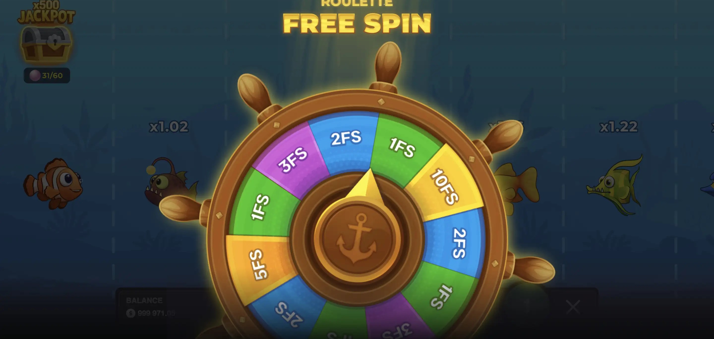 Fish Road screenshot 3 - cash-out screen and payout