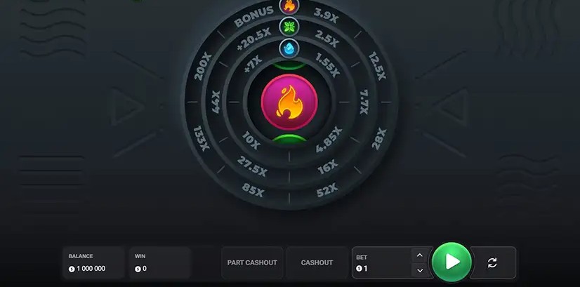 Twist screenshot 2 - Fire ring nearing a high multiplier